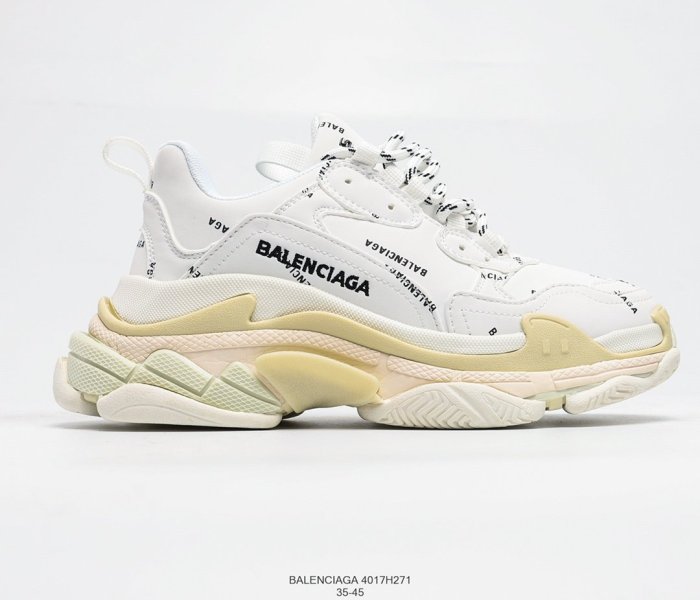 Balenciaga Womens Shoes Breathable Design Sneakers Luxury Brand Triple S Sneaker 4017H271