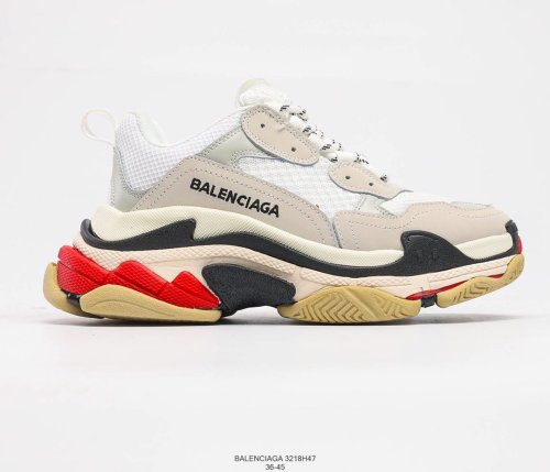 Balenciaga Womens Shoes Breathable Design Sneakers Luxury Brand Triple S Sneaker 3218H47
