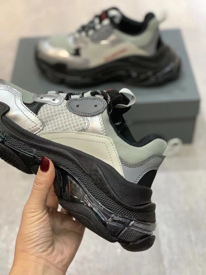 Balenciaga Womens Shoes Breathable Design Sneakers Luxury Brand Triple S Sneaker