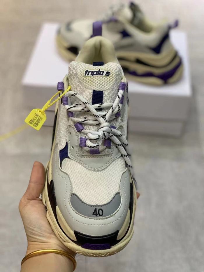 Balenciaga Womens Shoes Breathable Design Sneakers Luxury Brand Triple S Sneaker