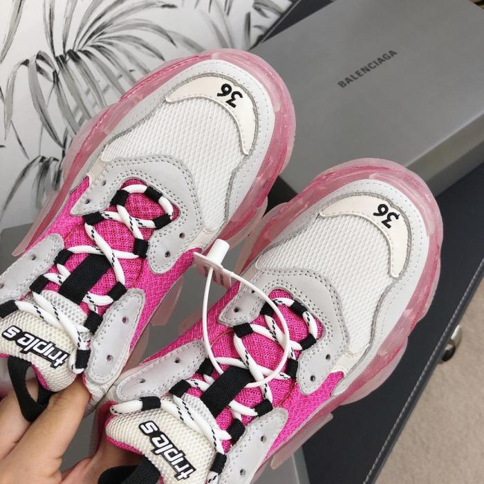 Balenciaga Womens Shoes Breathable Design Sneakers Luxury Brand Triple S Sneaker