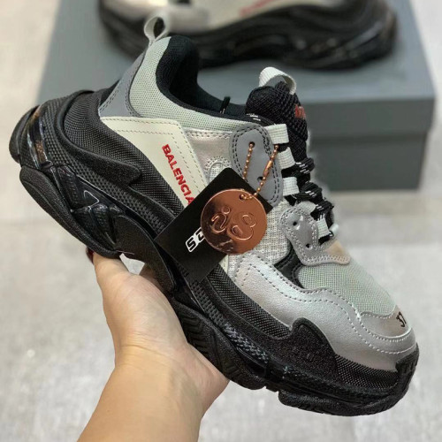 Balenciaga Womens Shoes Breathable Design Sneakers Luxury Brand Triple S Sneaker