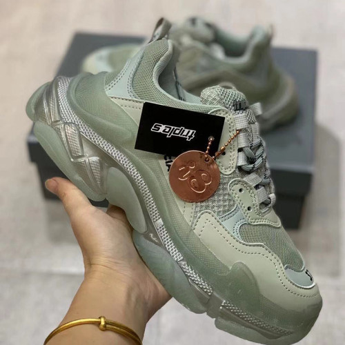 Balenciaga Womens Shoes Breathable Design Sneakers Luxury Brand Triple S Sneaker