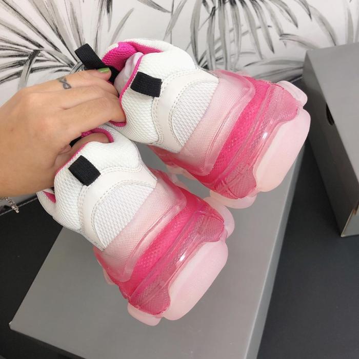 Balenciaga Womens Shoes Breathable Design Sneakers Luxury Brand Triple S Sneaker