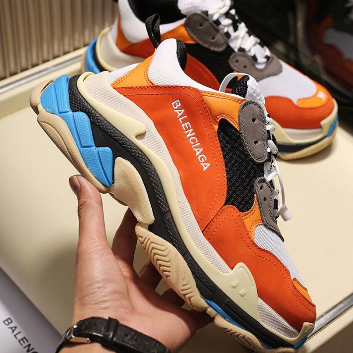 Balenciaga Womens Shoes Breathable Design Sneakers Luxury Brand Triple S Sneaker
