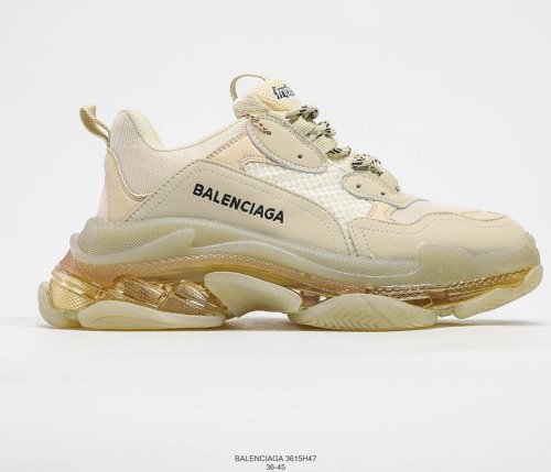 Balenciaga Womens Shoes Breathable Design Sneakers Luxury Brand Triple S Sneaker 3615H47