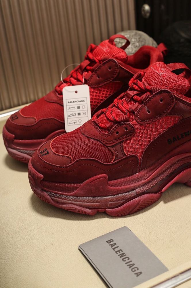 Balenciaga Womens Shoes Breathable Design Sneakers Luxury Brand Triple S Sneaker