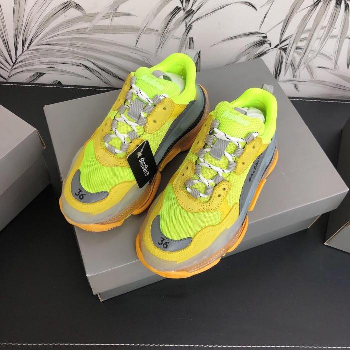 Balenciaga Womens Shoes Breathable Design Sneakers Luxury Brand Triple S Sneaker