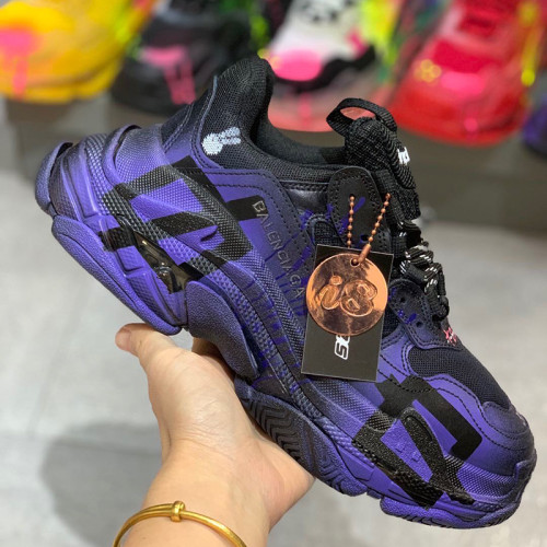 Balenciaga Womens Shoes Breathable Design Sneakers Luxury Brand Triple S Sneaker