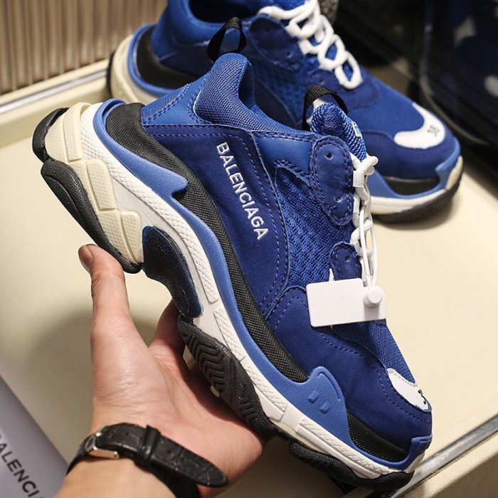 Balenciaga Womens Shoes Breathable Design Sneakers Luxury Brand Triple S Sneaker