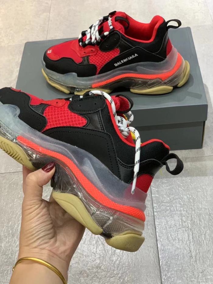 Balenciaga Womens Shoes Breathable Design Sneakers Luxury Brand Triple S Sneaker