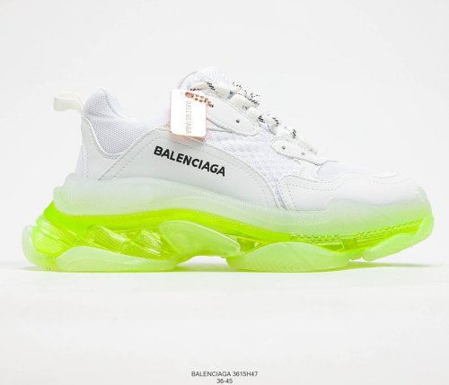 Balenciaga Womens Shoes Breathable Design Sneakers Luxury Brand Triple S Sneaker 3615H47