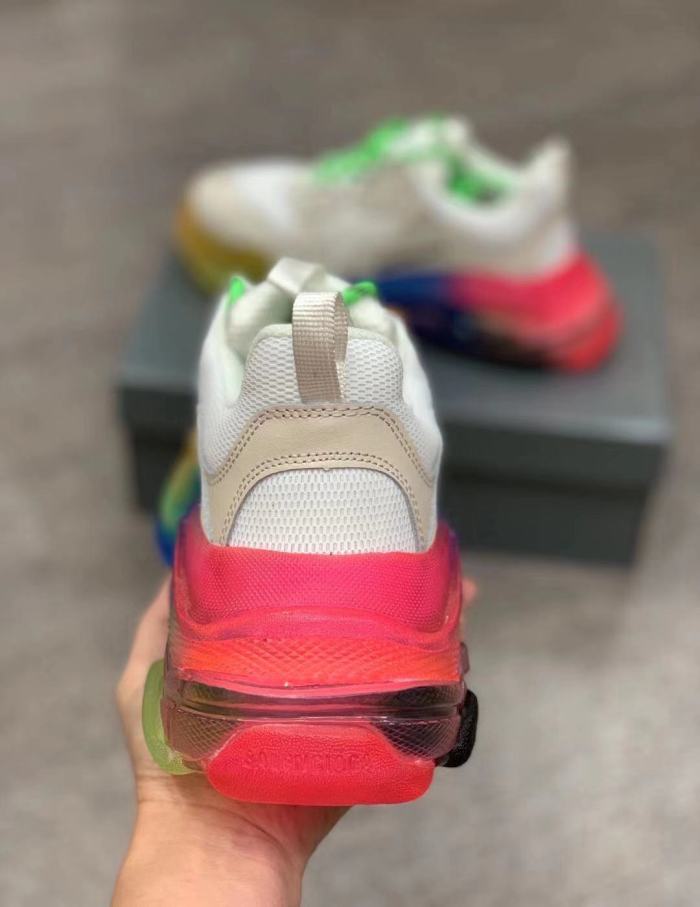 Balenciaga Womens Shoes Breathable Design Sneakers Luxury Brand Triple S Sneaker