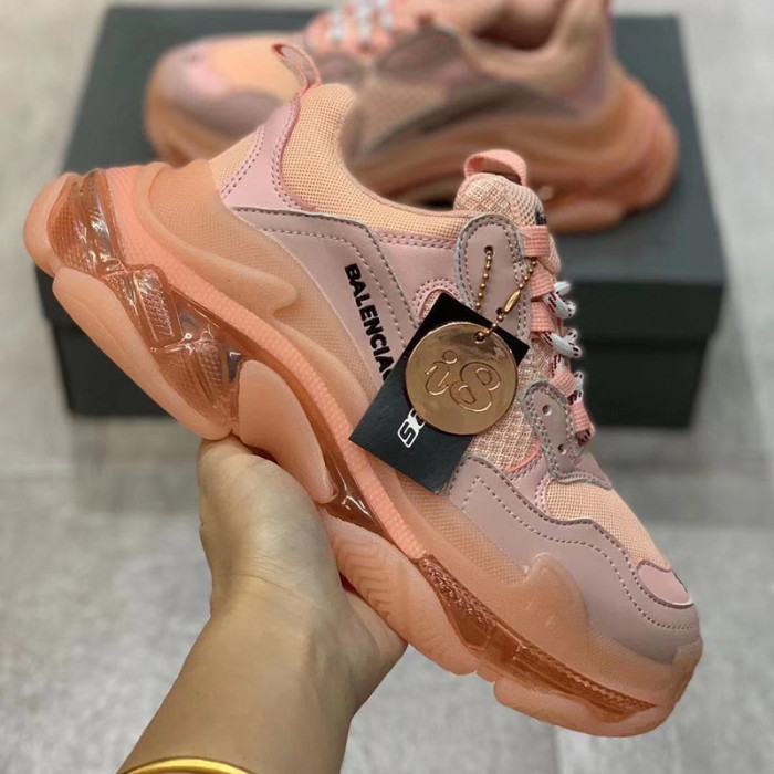 Balenciaga Womens Shoes Breathable Design Sneakers Luxury Brand Triple S Sneaker