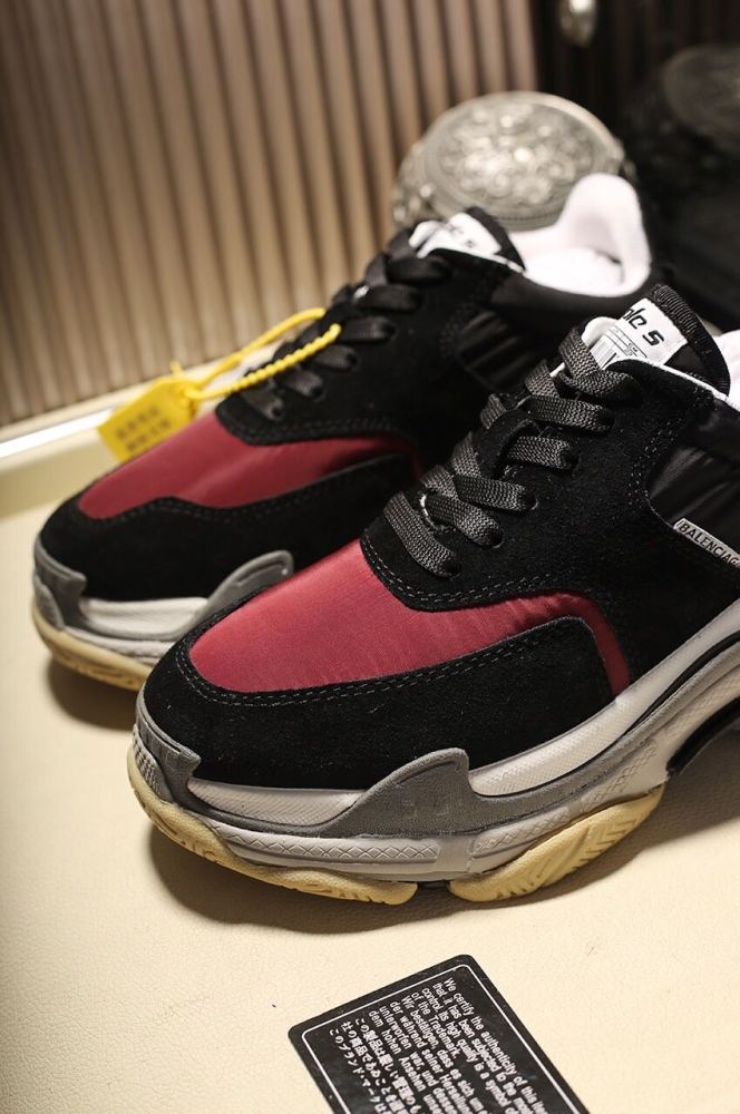 Balenciaga Womens Shoes Breathable Design Sneakers Luxury Brand Triple S Sneaker