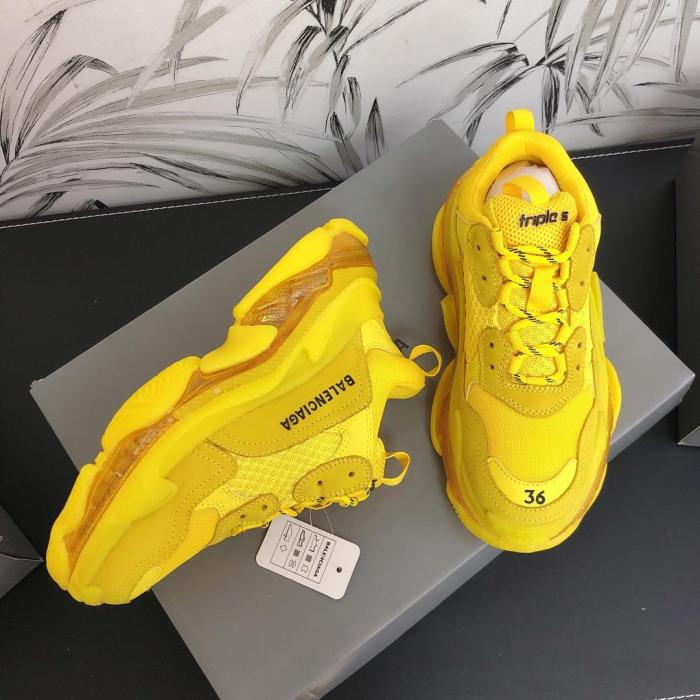 Balenciaga Womens Shoes Breathable Design Sneakers Luxury Brand Triple S Sneaker