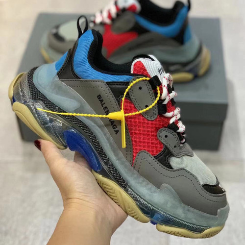 Balenciaga Womens Shoes Breathable Design Sneakers Luxury Brand Triple S Sneaker