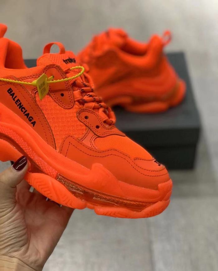 Balenciaga Womens Shoes Breathable Design Sneakers Luxury Brand Triple S Sneaker