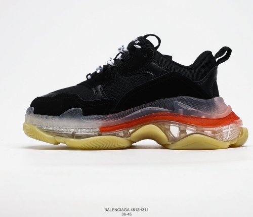 Balenciaga Womens Shoes Breathable Design Sneakers Luxury Brand Triple S Sneaker 4812H311