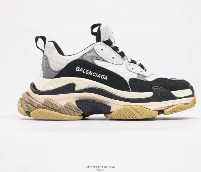 Balenciaga Womens Shoes Breathable Design Sneakers Luxury Brand Triple S Sneaker 3218H47