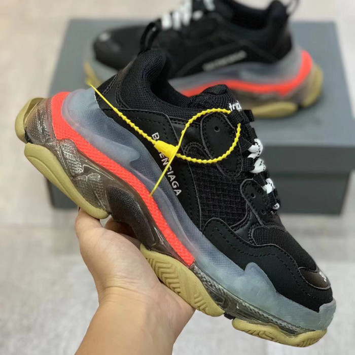 Balenciaga Womens Shoes Breathable Design Sneakers Luxury Brand Triple S Sneaker