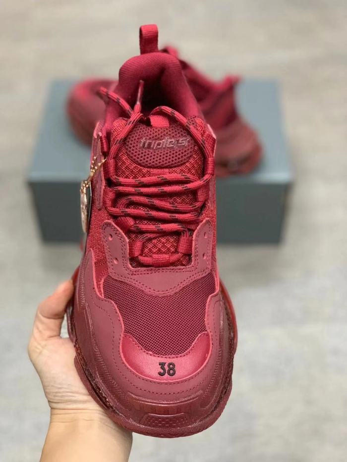 Balenciaga Womens Shoes Breathable Design Sneakers Luxury Brand Triple S Sneaker
