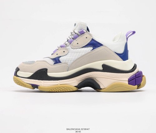 Balenciaga Womens Shoes Breathable Design Sneakers Luxury Brand Triple S Sneaker 3218H47
