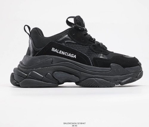 Balenciaga Womens Shoes Breathable Design Sneakers Luxury Brand Triple S Sneaker 3218H47