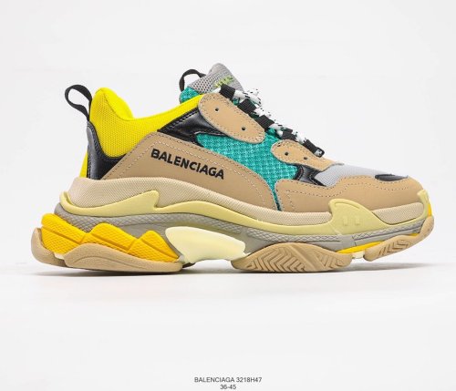 Balenciaga Womens Shoes Breathable Design Sneakers Luxury Brand Triple S Sneaker 3218H47