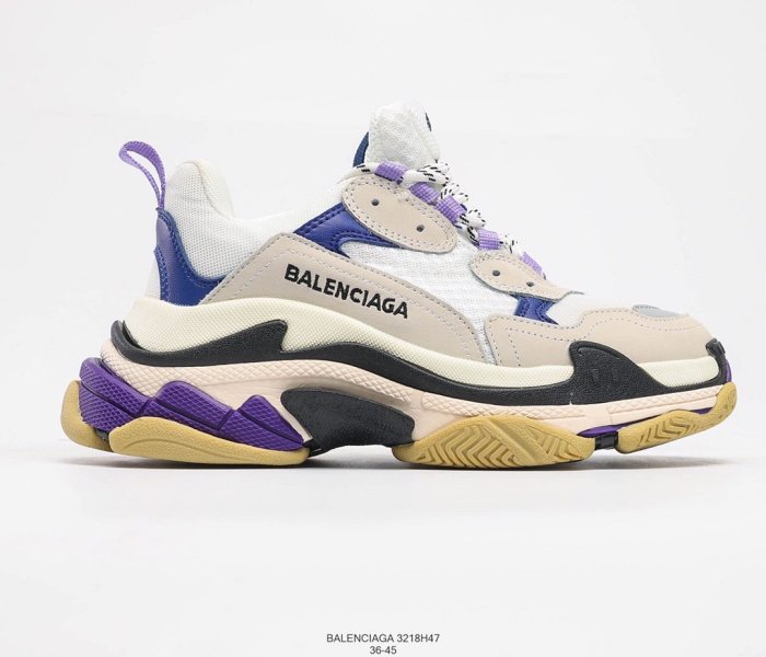 Balenciaga Womens Shoes Breathable Design Sneakers Luxury Brand Triple S Sneaker 3218H47