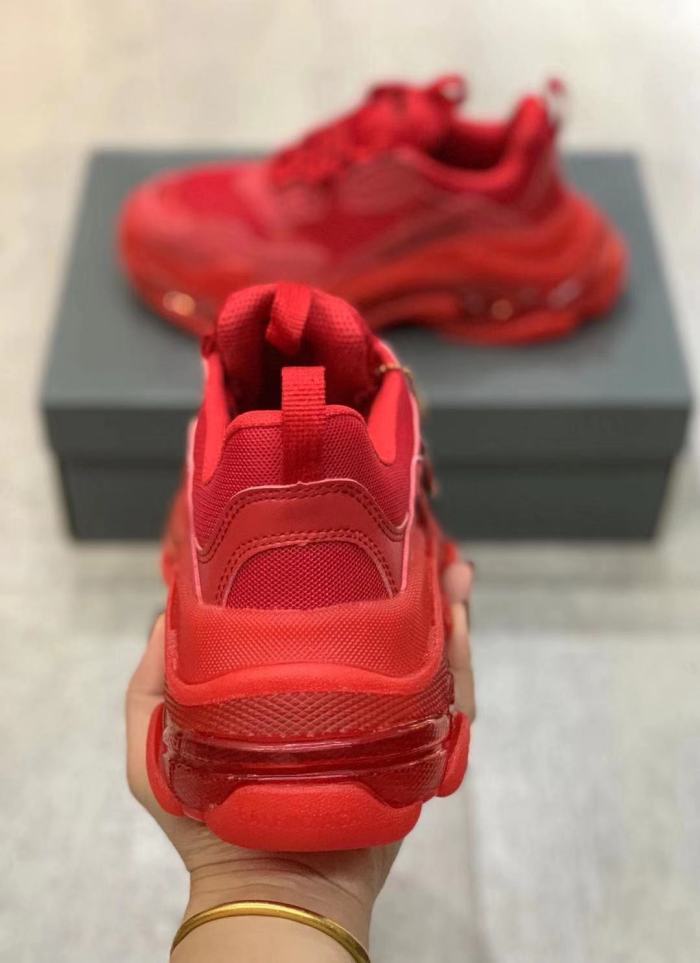 Balenciaga Womens Shoes Breathable Design Sneakers Luxury Brand Triple S Sneaker