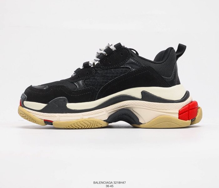 Balenciaga Womens Shoes Breathable Design Sneakers Luxury Brand Triple S Sneaker 3218H47