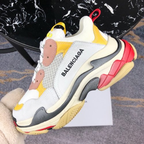 Balenciaga Womens Shoes Breathable Design Sneakers Luxury Brand Triple S Sneaker