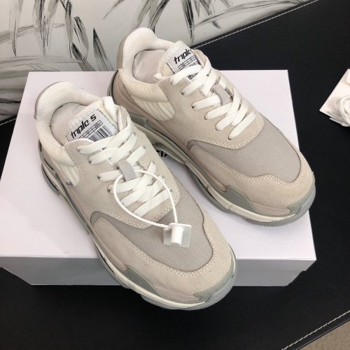 Balenciaga Womens Shoes Breathable Design Sneakers Luxury Brand Triple S Sneaker