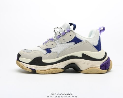 Balenciaga Men Womens Shoes Triple S Sneaker 3405Y38