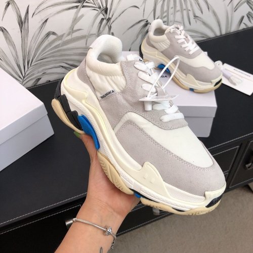 Balenciaga Womens Shoes Breathable Design Sneakers Luxury Brand Triple S Sneaker