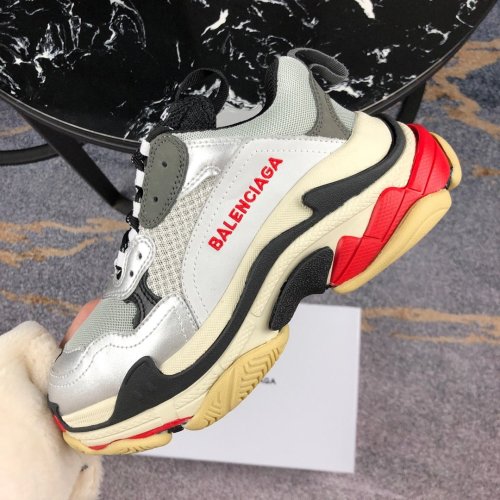 Balenciaga Womens Shoes Breathable Design Sneakers Luxury Brand Triple S Sneaker