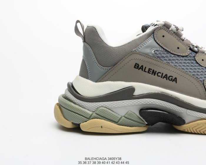 Balenciaga Men Womens Shoes Triple S Sneaker 3405Y38