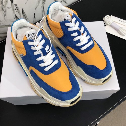 Balenciaga Womens Shoes Breathable Design Sneakers Luxury Brand Triple S Sneaker
