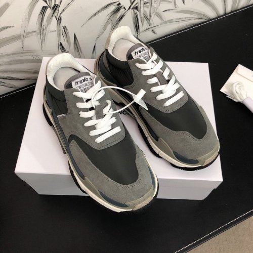 Balenciaga Womens Shoes Breathable Design Sneakers Luxury Brand Triple S Sneaker
