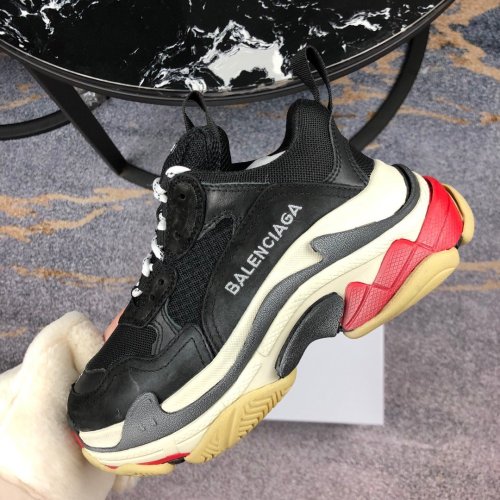 Balenciaga Womens Shoes Breathable Design Sneakers Luxury Brand Triple S Sneaker
