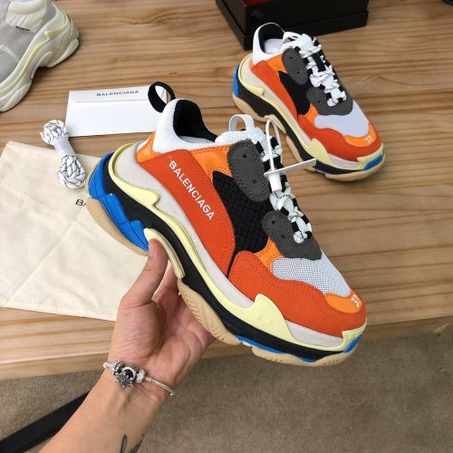 Balenciaga Womens Shoes Breathable Design Sneakers Luxury Brand Triple S Sneaker