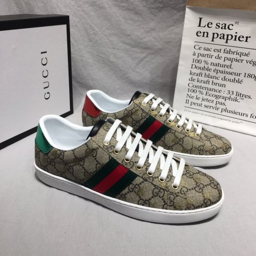 Gucci Womens Shoes Luxury Brand Women's Ace GG Supreme Sneaker with Original Box