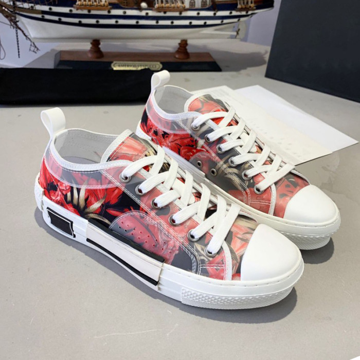 Dior Women Shoes Sneakers Casual Luxury Brand B23 Low-Top Sneaker with Original Box
