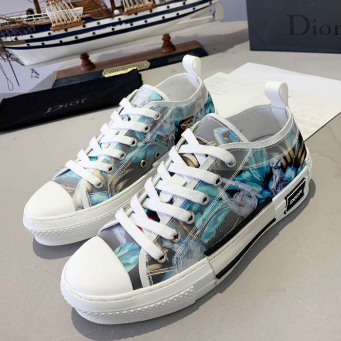 Dior Women Shoes Sneakers Casual Luxury Brand B23 Low-Top Sneaker with Original Box