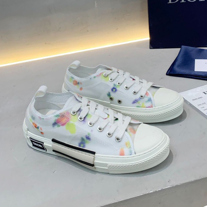 Dior Women Shoes Sneakers Casual Luxury Brand B23 Low-Top Sneaker with Original Box