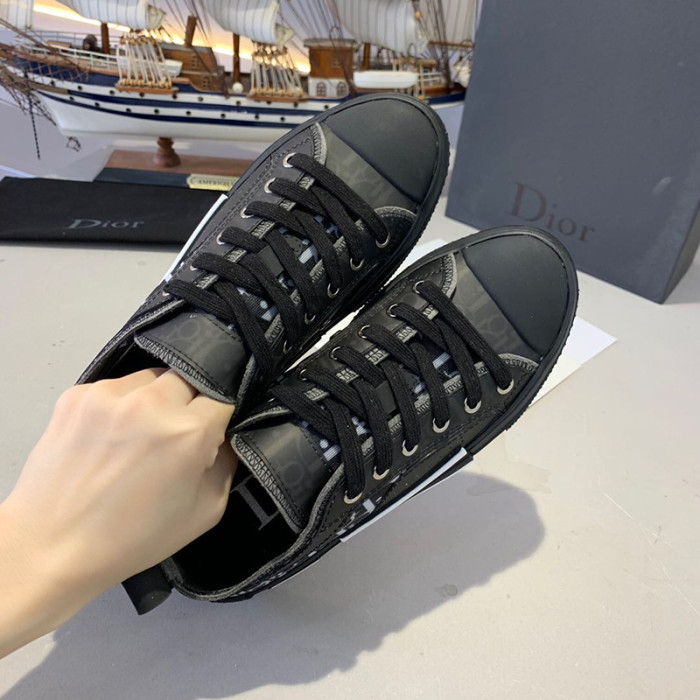 Dior Women Shoes Sneakers Casual Luxury Brand B23 Low-Top Sneaker with Original Box