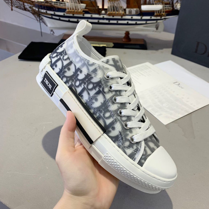 Dior Women Shoes Sneakers Casual Luxury Brand B23 Low-Top Sneaker with Original Box
