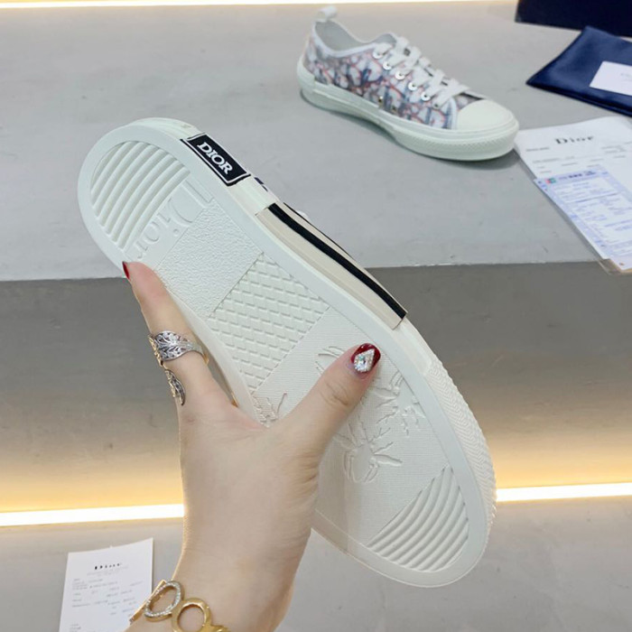 Dior Women Shoes Sneakers Casual Luxury Brand B23 Low-Top Sneaker with Original Box