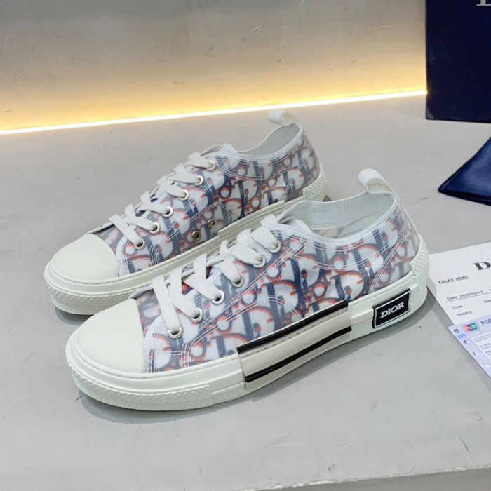 Dior Women Shoes Sneakers Casual Luxury Brand B23 Low-Top Sneaker with Original Box